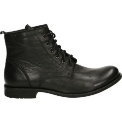 Botki męskie - 60977 BLACK. Czarne bez kategorii marki Venezia, ze skóry. Za 249,00 zł.