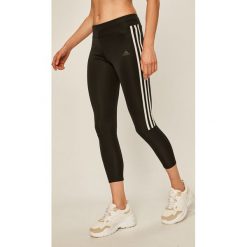 Adidas Performance - Legginsy. Czarne spodnie damskie adidas Performance, s, z aplikacjami, z elastanu. Za 149,90 zł.