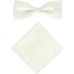 Mucha jedwabna MUE0003156. Białe muszki męskie Giacomo Conti, bez wzorów, z jedwabiu, eleganckie. Za 129,00 zł.