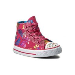 NELLI BLU C17SS233-2. Różowe trampki dziewczęce z materiału. Za 59,99 zł.