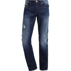Armani Exchange Jeansy Straight Leg denim indigo. Niebieskie jeansy męskie marki Armani Exchange. W wyprzedaży za 426,75 zł.