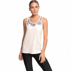 ROXY Podkoszulek damski High As Hope Tk (ERJKT03625-SZCH) XS Szary. Szare podkoszulki damskie Roxy, xs, bez wzorów, z materiału, bez rękawów. Za 169,00 zł.
