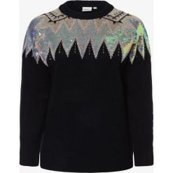Junarose - Sweter damski – Jrofelia, niebieski. Niebieskie swetry damskie Junarose, z aplikacjami, bez rękawów, bez kaptura. Za 289,95 zł.