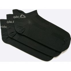 Reebok - Skarpetki. Czarne skarpetki damskie Reebok, z elastanu. W wyprzedaży za 44,90 zł.