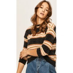 Answear - Sweter. Swetry damskie ANSWEAR, s, bez wzorów, z bawełny, bez rękawów, bez kaptura. W wyprzedaży za 79,90 zł.