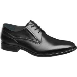 Buty wizytowe męskie: eleganckie buty męskie AM SHOE czarne