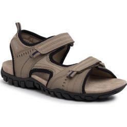 Sandały GEOX - U Sand. Mito B U02Q2B 0BC50 C5004 Sand. Brązowe klapki męskie Geox, ze skóry ekologicznej, bez zapięcia. Za 309,00 zł.