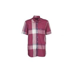 Koszule z krótkim rękawem Pierre Cardin 538536226-860. Fioletowe koszule męskie marki Pierre Cardin, s, bez wzorów, bez kołnierzyka, z krótkim rękawem. Za 335,20 zł.