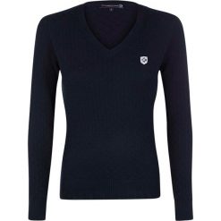 Swetry klasyczne damskie: Sweter w kolorze granatowym