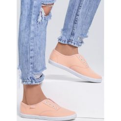 Pomarańczowe Tenisówki Steamy Windows. Pomarańczowe trampki i tenisówki damskie Renee, w paski, z paskami. Za 29,99 zł.