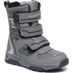 Śniegowce KANGAROOS - K-Marshal V Rtx 18377 000 2019 D Steel Grey/Jet Black. Szare śniegowce chłopięce KangaROOS, bez zapięcia. Za 259,00 zł.