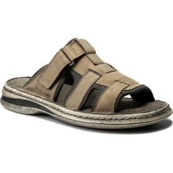 Klapki JOSEF SEIBEL - Richard 10302 768 710 Grau. Szare klapki męskie marki Josef Seibel, z materiału. W wyprzedaży za 179,00 zł.