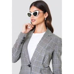 Le Specs Okulary przeciwsłoneczne Enchantress - White. Białe okulary przeciwsłoneczne damskie lenonki marki Le Specs. Za 242,95 zł.