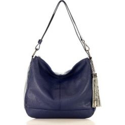 Olivia MARCO MAZZINI Torebka skórzana extra bag organized made in Italy - granatowa. Szare torebki damskie sportowe MAZZINI, w paski, ze skóry, sportowe, bez dodatków. Za 279,00 zł.