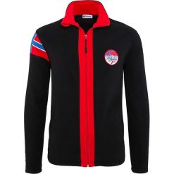 Bejsbolówki męskie: Bluza polarowa "Flint" w kolorze czarnym