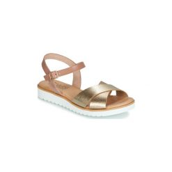 Sandały Casual Attitude JALAYEDE. Różowe sandały damskie Casual Attitude, bez wzorów, casualowe, bez obcasa, bez zapięcia. Za 153,30 zł.