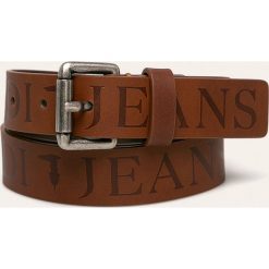Trussardi Jeans - Pasek skórzany. Paski męskie Trussardi Jeans, w paski, z jeansu. W wyprzedaży za 99,90 zł.