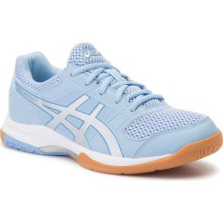 Buty ASICS - Gel-Rocket 8 B756Y Air Blue/Sliver/White 3993. Buty sportowe damskie Asics. W wyprzedaży za 159,00 zł.