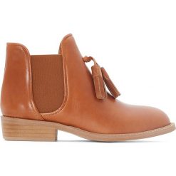 Botki damskie: Botki skorzane 2681