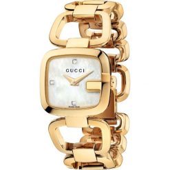 ZEGAREK GUCCI G-GUCCI YA125513. Białe zegarki damskie GUCCI, ze stali. Za 4440,00 zł.