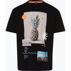 BOSS Casual - T-shirt męski – Teecher 3, czarny. Czarne t-shirty męskie BOSS Casual, m, z nadrukiem, casualowe, bez kołnierzyka. Za 245,95 zł.