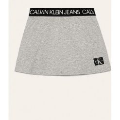 Calvin Klein Jeans - Spódnica dziecięca 104-176 cm. Czarne spódniczki dziewczęce Calvin Klein Jeans, na co dzień, bez wzorów, z elastanu, mini, proste. Za 229,90 zł.