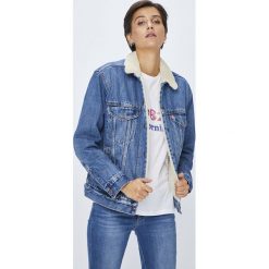 Levi's - Kurtka. Niebieskie kurtki damskie Levi's®, s, bez wzorów, z bawełny, krótkie. W wyprzedaży za 399,90 zł.