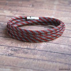 Męska bransoletka :: sailor :: REDgreyBLACK :: M. Szare bransoletki męskie marki Pakamera. Za 62,00 zł.