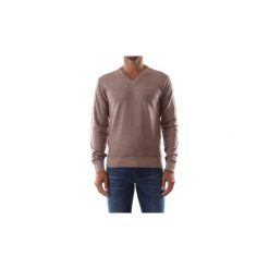 Swetry Wool co WO 0002. Brązowe swetry męskie Wool co, s, bez wzorów, bez kołnierzyka, bez kaptura. Za 300,90 zł.