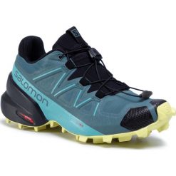Buty SALOMON - Speedcross 5 W 411168 20 G0 North Atlantic/Black/Charlock. Niebieskie buty sportowe damskie Salomon, bez wzorów, z tworzywa sztucznego, sportowe, do biegania, salomon speedcross. Za 569,00 zł.