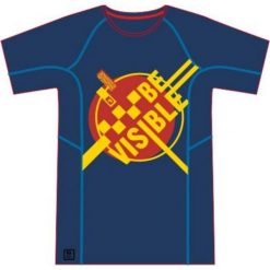 Koszulki sportowe męskie: IQ Koszulka męska OVED Navy Peony/ Valiant Poppy r. L