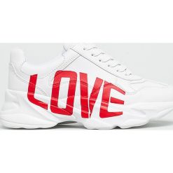 Steve Madden - Buty Memo. Białe buty sportowe damskie Steve Madden, bez wzorów, ze skóry, sportowe. W wyprzedaży za 319,90 zł.