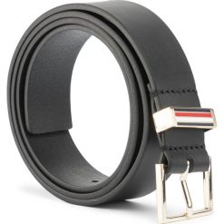 Pasek Damski TOMMY HILFIGER - Lux Belt 3.0 AW0AW07659 BDS. Czarne paski damskie TOMMY HILFIGER, w paski, ze skóry. Za 229,00 zł.