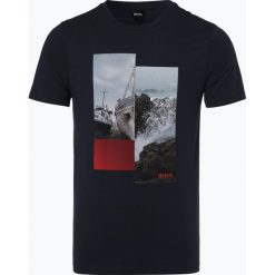 BOSS Casual - T-shirt męski – TLax 2, niebieski. Niebieskie t-shirty męskie marki BOSS Casual, m, z nadrukiem. Za 179,95 zł.