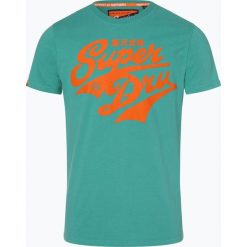 Superdry - T-shirt męski, zielony. Zielone t-shirty męskie Superdry, xxl, z nadrukiem, z bawełny, klasyczne, bez kołnierzyka. Za 119,95 zł.