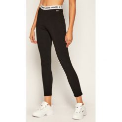 Legginsy Tommy Jeans Branded Waistband DW0DW08652. Czarne spodnie damskie Tommy Jeans, s, z jeansu. Za 349,00 zł.