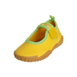 Playshoes Buty do wody Aqua z UV 50+ żółty. Żółte buciki niemowlęce chłopięce marki Playshoes, z elastanu. Za 59,00 zł.