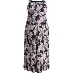 Długie sukienki: Evans EXCLUSIVE ROUCHED FRONT PRINT MAXI DRESS Długa sukienka navy