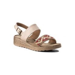 LASOCKI H463 Różowy jasny. Różowe sandały damskie Lasocki, bez wzorów, ze skóry, bez obcasa, bez zapięcia. Za 129,99 zł.