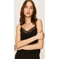 Morgan - Top. Czarne bluzki damskie Morgan, s, bez wzorów, z dzianiny, casualowe, bez kołnierzyka, bez rękawów. W wyprzedaży za 59,90 zł.