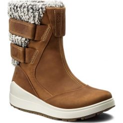 Botki ECCO - Noyce 83461302291 Cashmere. Czarne botki damskie skórzane marki ecco, na płaskiej podeszwie. W wyprzedaży za 439,00 zł.
