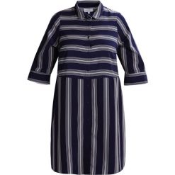 Sukienki: Live Unlimited London CROSS STRIPE Sukienka koszulowa navy