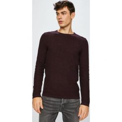 Premium by Jack&Jones - Sweter. Brązowe swetry męskie Premium by Jack&Jones, s, bez wzorów, z bawełny, z okrągłym kołnierzem, bez kaptura. W wyprzedaży za 69,90 zł.