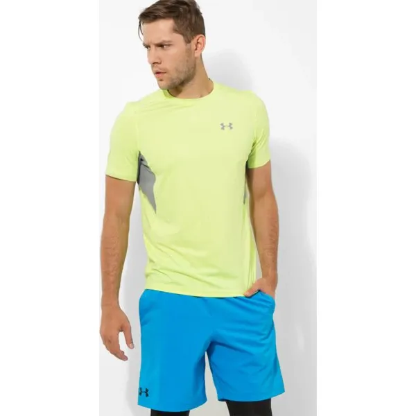 Under Armour Koszulka Colswitc Run , żółty, rozmiar M. Żółte koszulki męskie Under Armour, m, z aplikacjami, z poliesteru, klasyczne, z klasycznym kołnierzykiem, bez rękawów. W wyprzedaży za 99,99 zł.
