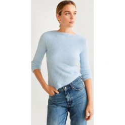Mango - Sweter Anie. Brązowe swetry damskie Mango, s, bez wzorów, z poliesteru, bez rękawów, bez kaptura. Za 89,90 zł.