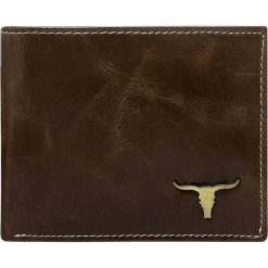 Portfel męski skórzany Buffalo Wild RM-02-BAW 2. Pomarańczowe portfele męskie BUFFALO WILD, bez wzorów, ze skóry. Za 49,90 zł.