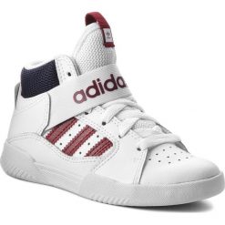 Buty adidas - Vrx Mid J B43773 Ftwwht/Scarle/Conavy. Białe kozaki damskie Adidas, bez wzorów, ze skóry ekologicznej, bez obcasa. W wyprzedaży za 219,00 zł.