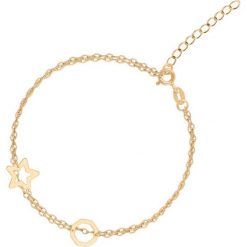 Bransoletka Złota - złoto 375. Żółte bransoletki damskie W.KRUK, złote. Za 459,00 zł.
