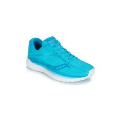 Buty do biegania Saucony KINVARA 11. Niebieskie buty sportowe damskie Saucony, bez wzorów, do biegania. W wyprzedaży za 412,30 zł.