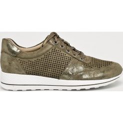 Caprice - Buty. Żółte buty sportowe damskie Caprice, ze skóry, sportowe. W wyprzedaży za 159,90 zł.